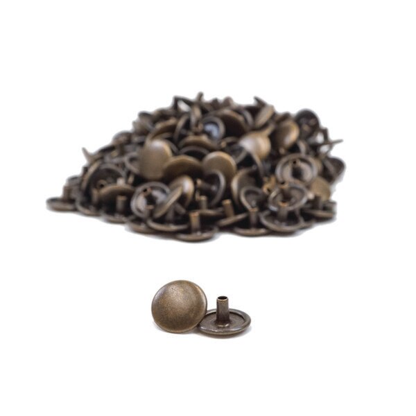 LTSP.Antique Brass.Regular Cap.100pk.01.jpg Line 20 Snap Parts Image